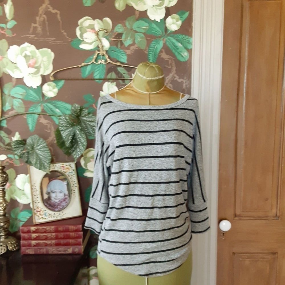 MARKET & SPRUCE Comfy Striped Shirt Size XS